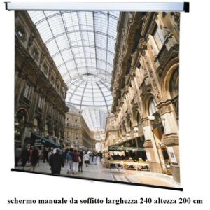 schermo proiezione manuale
