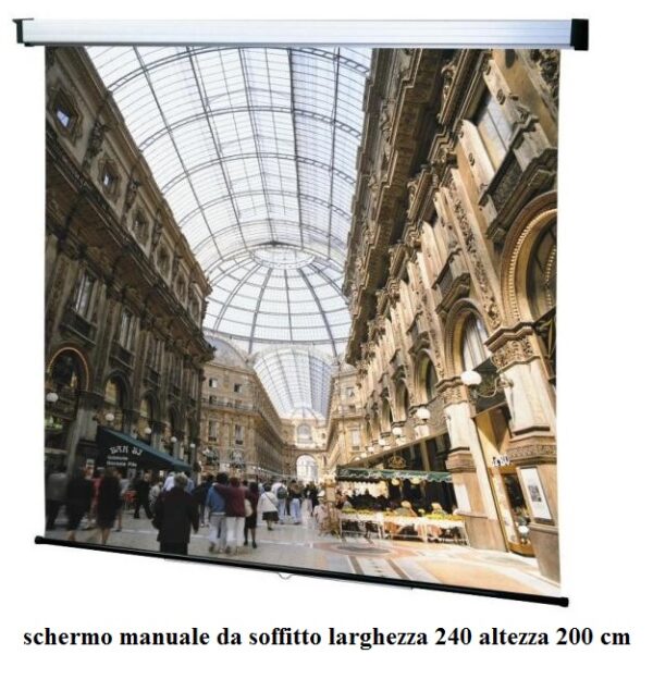 schermo proiezione manuale