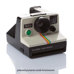 polaroid bottone verde